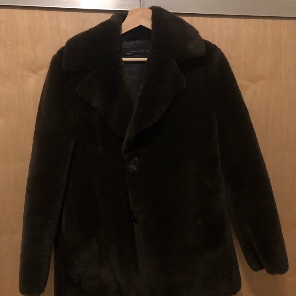Zara Faux Fur Coat